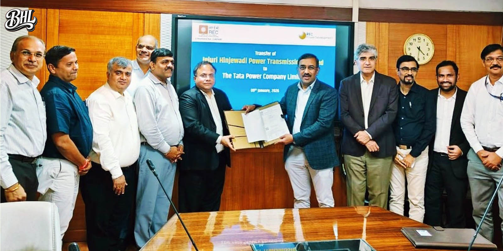 RECPDCL Hands Over Two ISTS Project SPVs in Maharashtra to Ceigall India & Tata Power